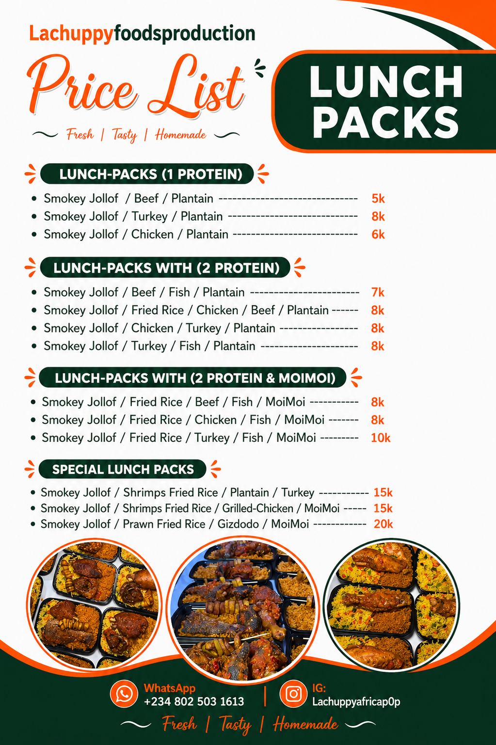 Price List 1